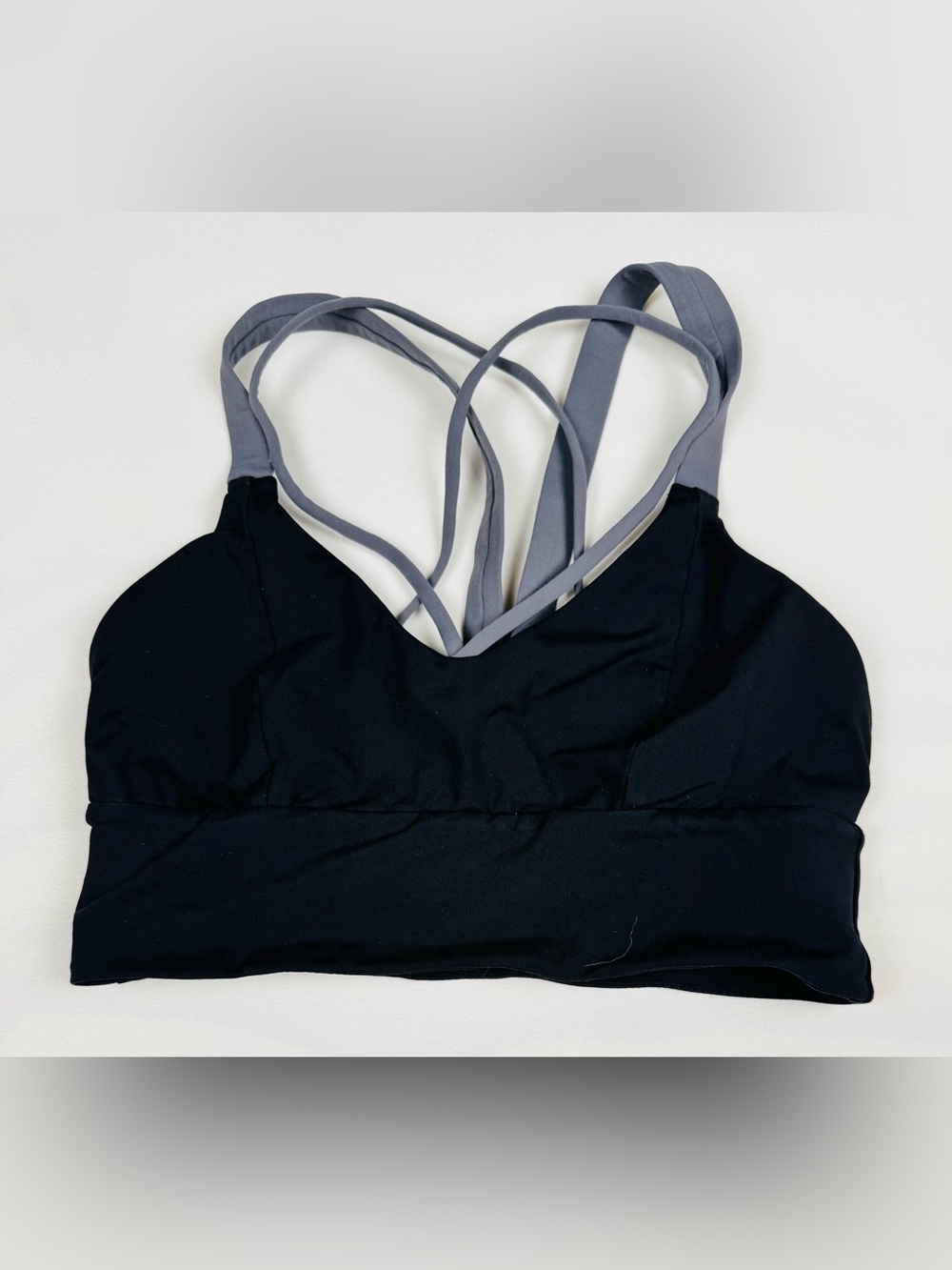 Lululemon Pushing Limits Bra *Light Support For C/D Cup Black/Titanium Women’s 6
